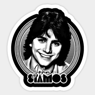 John Stamos --- Retro Fan Art Sticker